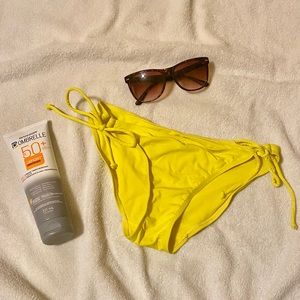 Garage Yellow Drawstring Bikini Bottom
